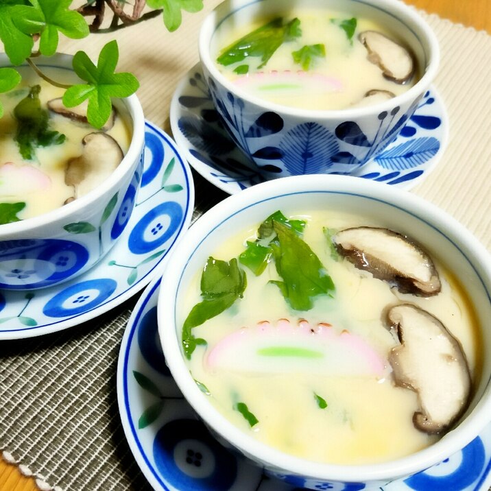 好みの具材で手軽に作る♡茶碗蒸し